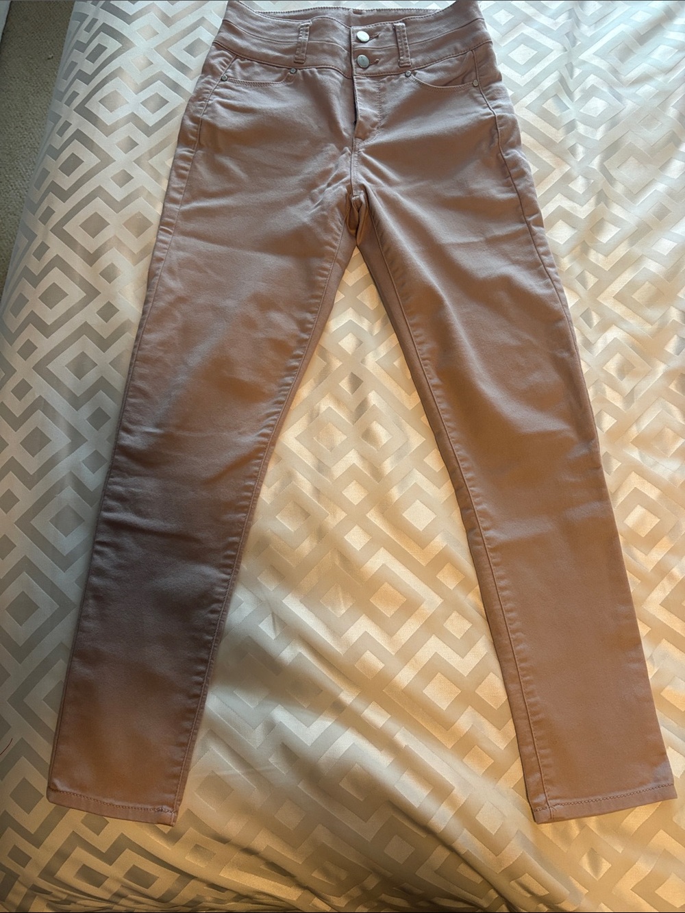 Tinseltown Mauve High-Rise Skinny Leggings